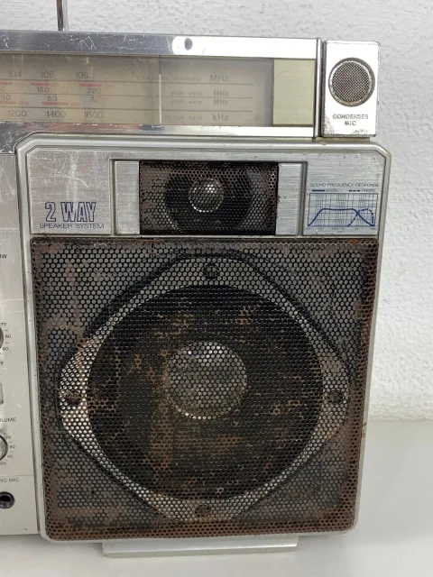 Sanyo M-X920K Stereo Boombox Ghettoblaster Cassette