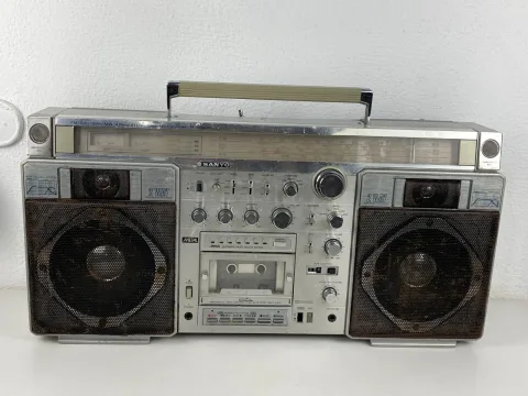 Sanyo M-X920K Stereo Boombox Ghettoblaster Cassette
