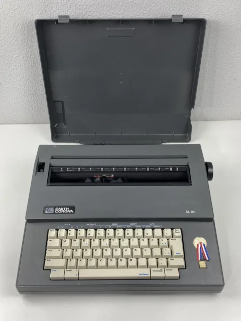 Smith Corona SL-80 آلة كاتبة معالج كلمات كهربائية شريط