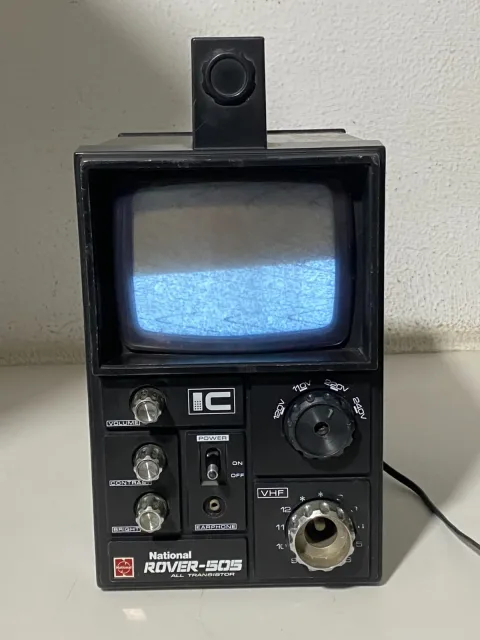 National IC Commando TR-505 TV CRT 1970's Retro
