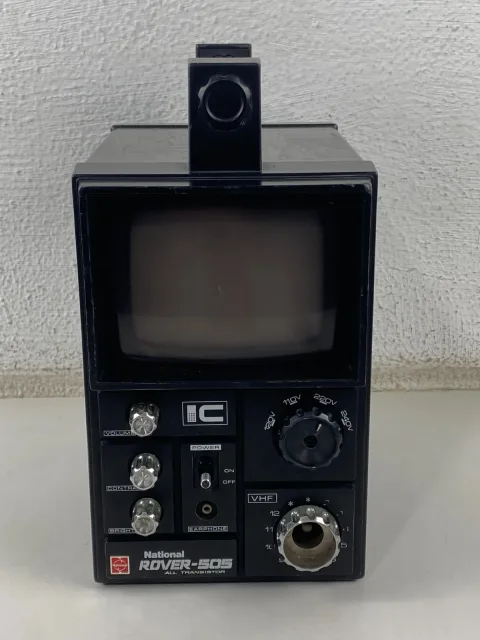 National IC Commando TR-505 TV CRT 1970's Retro
