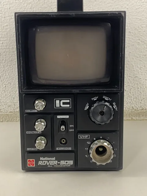 National IC Commando TR-505 TV CRT 1970's Retro