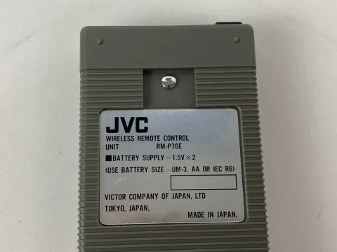 JVC RM-P76E VCR VHS Remote Control JVC HR-2650U HR-7650U