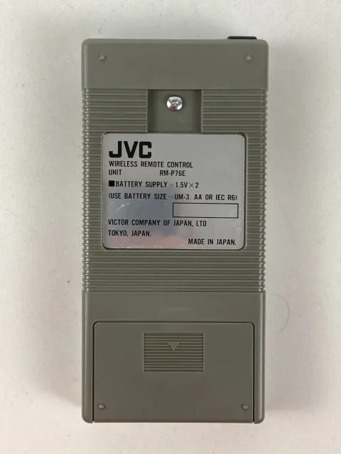 JVC RM-P76E VCR VHS Remote Control JVC HR-2650U HR-7650U
