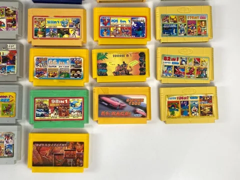 Game Star IN One Dendy Famicom Famiclone Nes Tv Game Lot 52