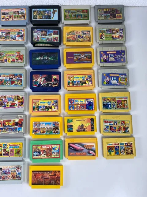 Game Star IN One Dendy Famicom Famiclone Nes Tv Game Lot 52