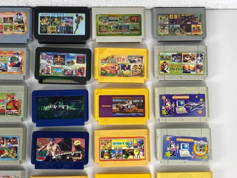 Game Star IN One Dendy Famicom Famiclone Nes Tv Game Lot 52