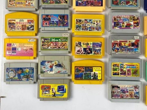 Game Star IN One Dendy Famicom Famiclone Nes Tv Game Lot 52