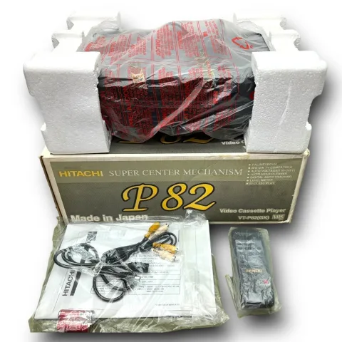 Brand Hitachi P-82 VHS Video Cassette Player Sealed