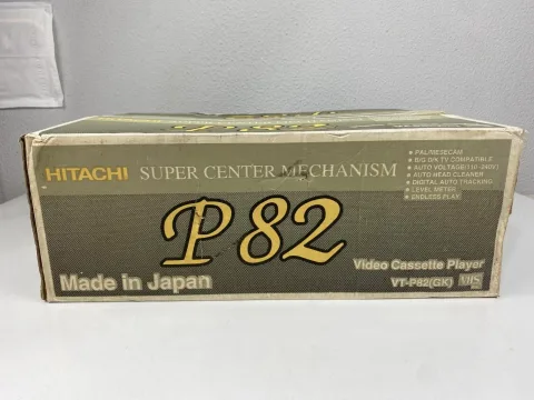 Brand Hitachi P-82 VHS Video Cassette Player Sealed