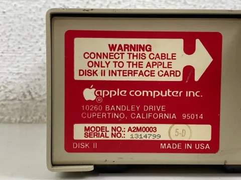 Apple A2M0003 - Disk II - 5.25" External Floppy Drive