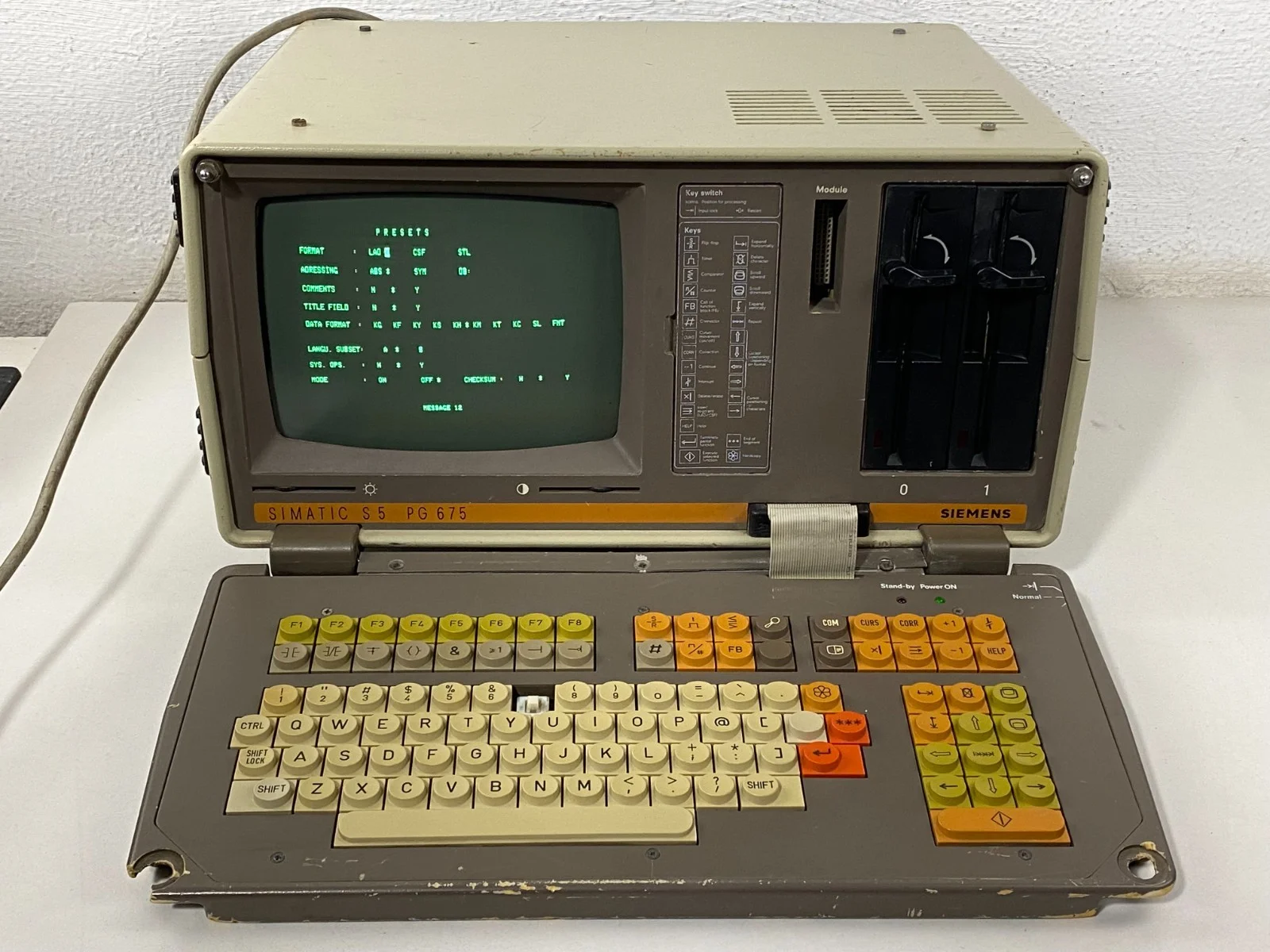 Siemens S5 PG675 Programming Terminal