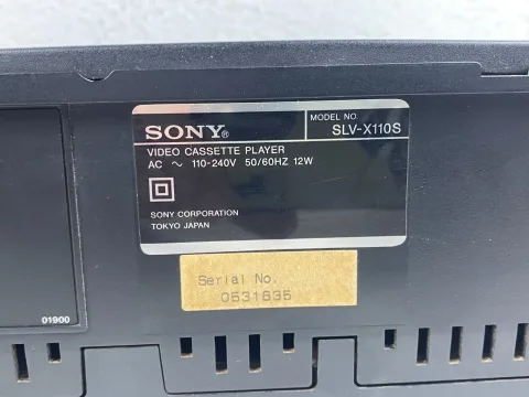Sony SLV-X110S VHS / Mesecam VCR Video Cassette