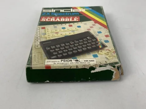 سينكلير وماكميلان ZX Spectrum Scrabble Make-A-Chip كاسيت 48K لعبة