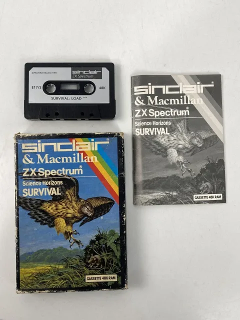 سينكلير وماكميلان ZX Spectrum Scrabble Make-A-Chip كاسيت 48K لعبة