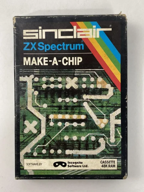 سينكلير وماكميلان ZX Spectrum Scrabble Make-A-Chip كاسيت 48K لعبة