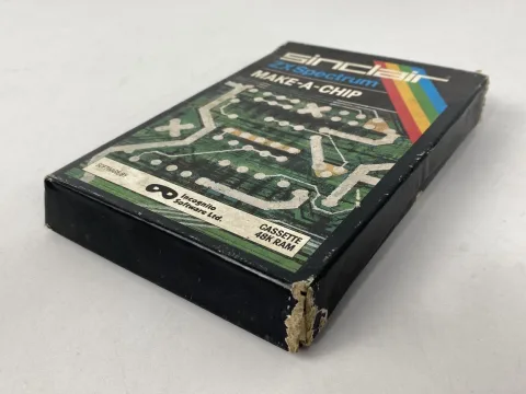 سينكلير وماكميلان ZX Spectrum Scrabble Make-A-Chip كاسيت 48K لعبة