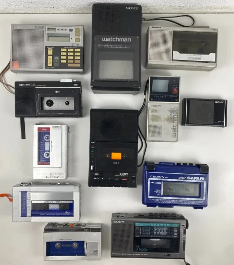 Sony JVC Walkman ICF-7600 / WA-6000 / CQ-1 / TCM-260 / Radio Cassette LOT 12