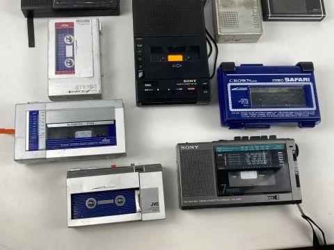 Sony JVC Walkman ICF-7600 / WA-6000 / CQ-1 / TCM-260 / Radio Cassette LOT 12