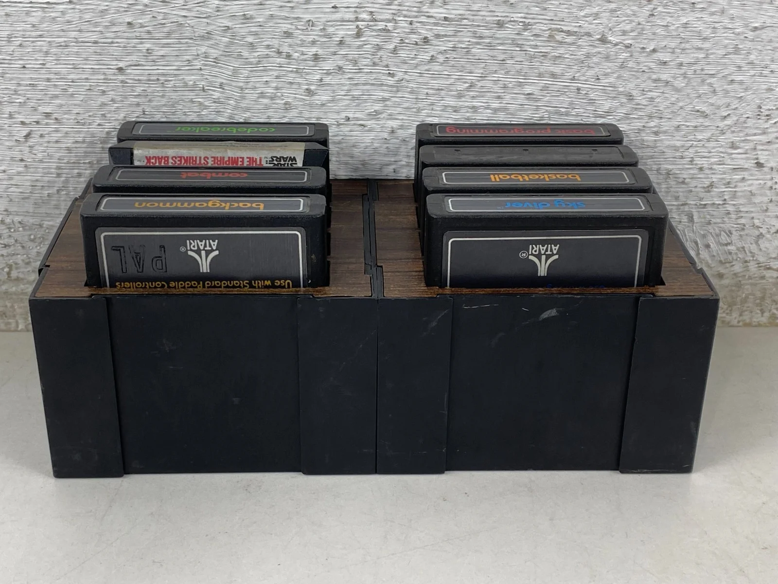 Lot of 8 Atari 2600 games Star Wars the Empire Strikes Back with Case