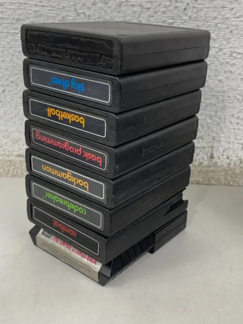 Lot of 8 Atari 2600 games Star Wars the Empire Strikes Back with Case
