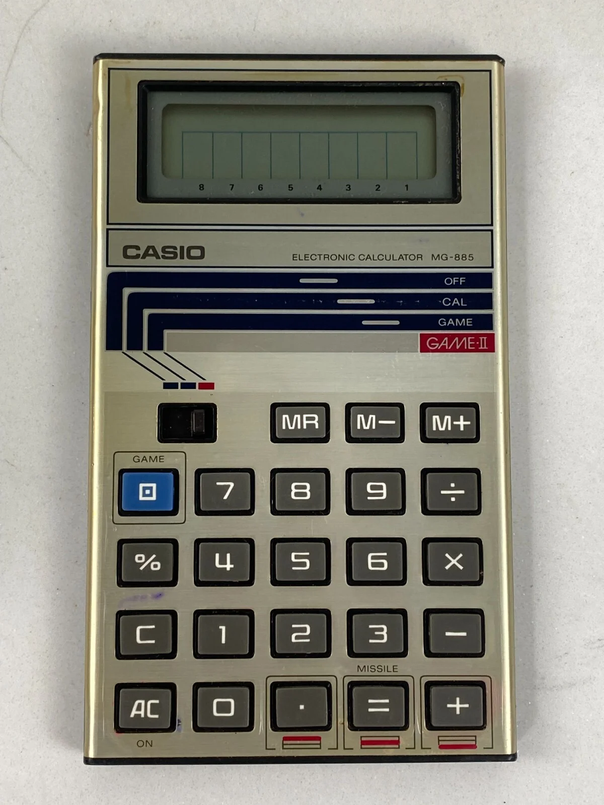 Casio MG-885 Game & Calculator