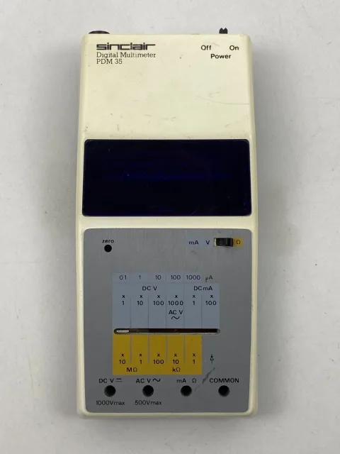 Sinclair Digital Multimeter PDM 35 Made In England