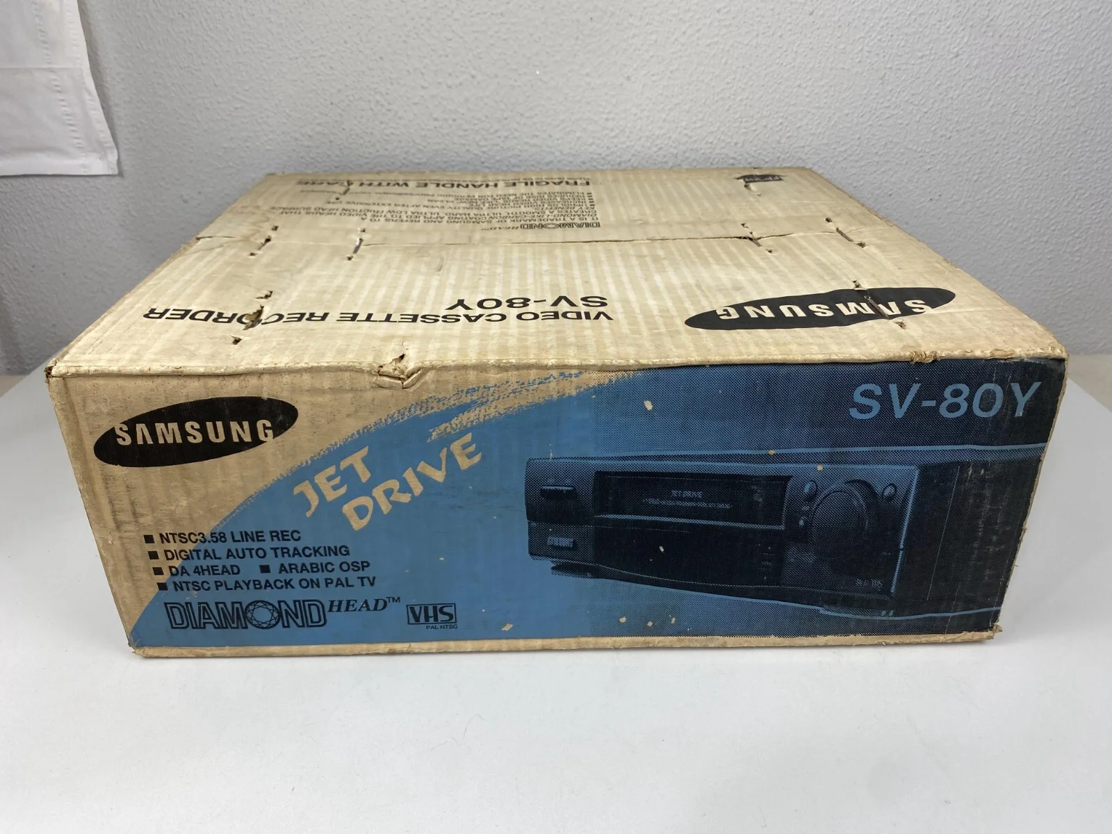 Samsung Diamond 4 Head VCR SV-80Y Vedio Cassette Recorder VHS Boxed