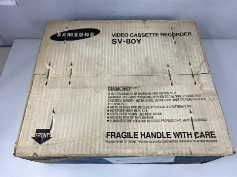 Samsung Diamond 4 Head VCR SV-80Y Vedio Cassette Recorder VHS Boxed