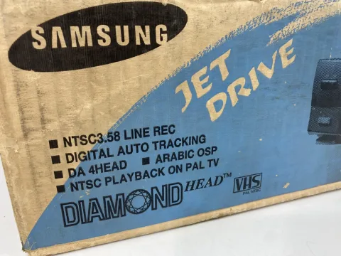 Samsung Diamond 4 Head VCR SV-80Y Vedio Cassette Recorder VHS Boxed