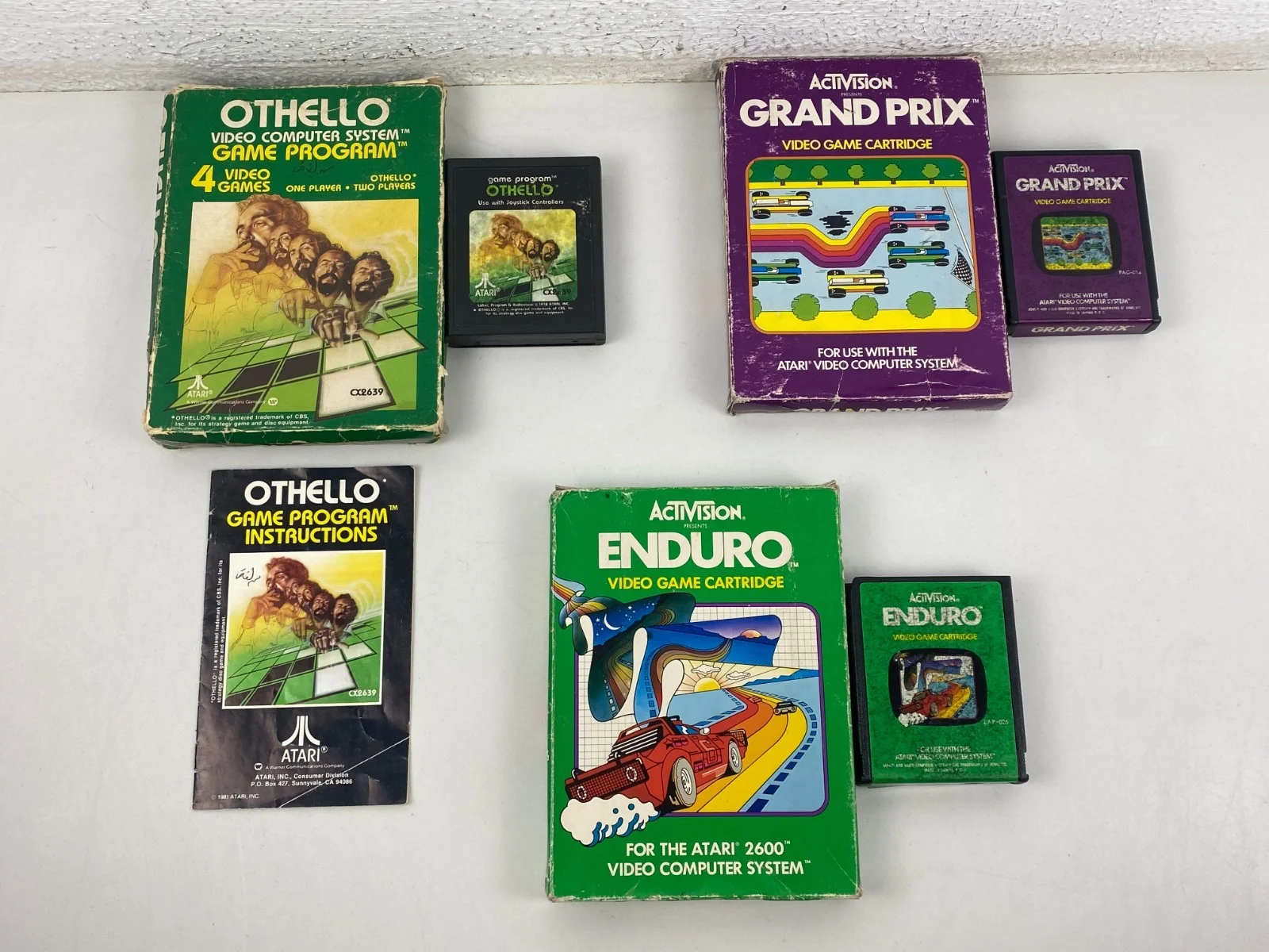 Atari 2600 Othello - Enduro - Grand Prix Game