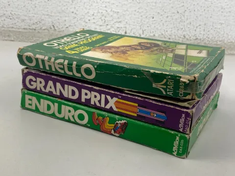 Atari 2600 Othello - Enduro - Grand Prix Game
