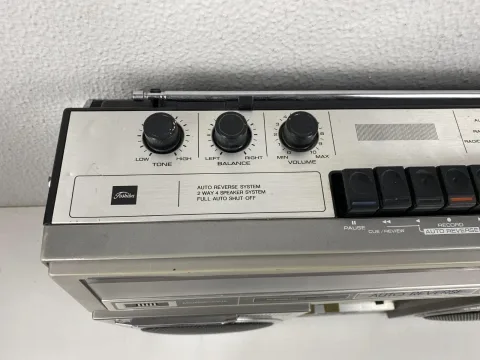 Toshiba RT-8290S Stereo Boombox Cassette Recorder Player Radio