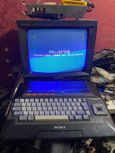 MSX Sony Hit Bit HB-101P Personal Computer System