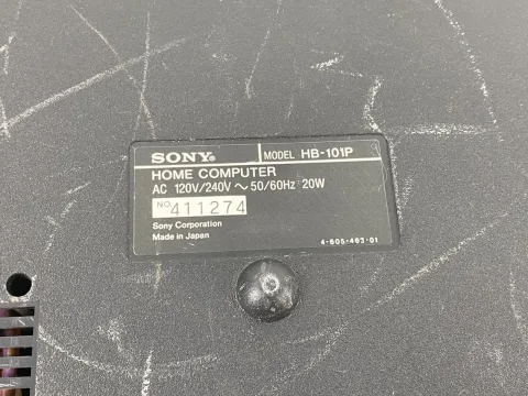 MSX Sony Hit Bit HB-101P Personal Computer System