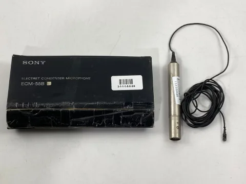 Sony ECM-55B Electret Condenser Lavalier Microphone