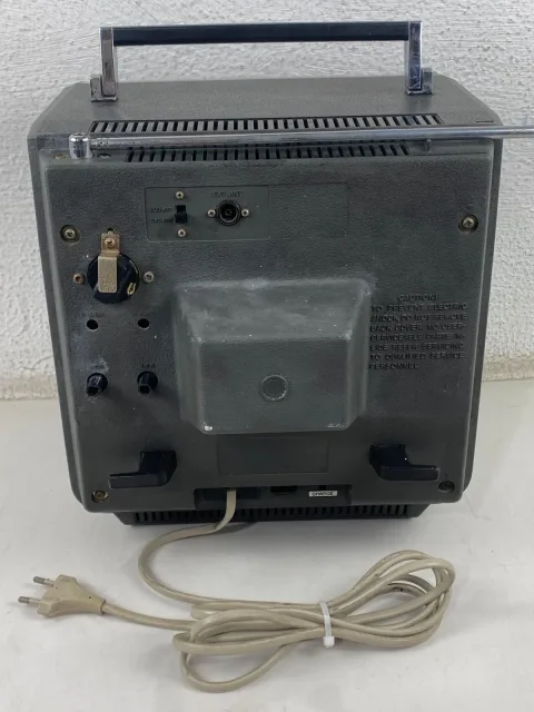 Sony Solid State Television Portable TV-112UM UHF / VHF 70s