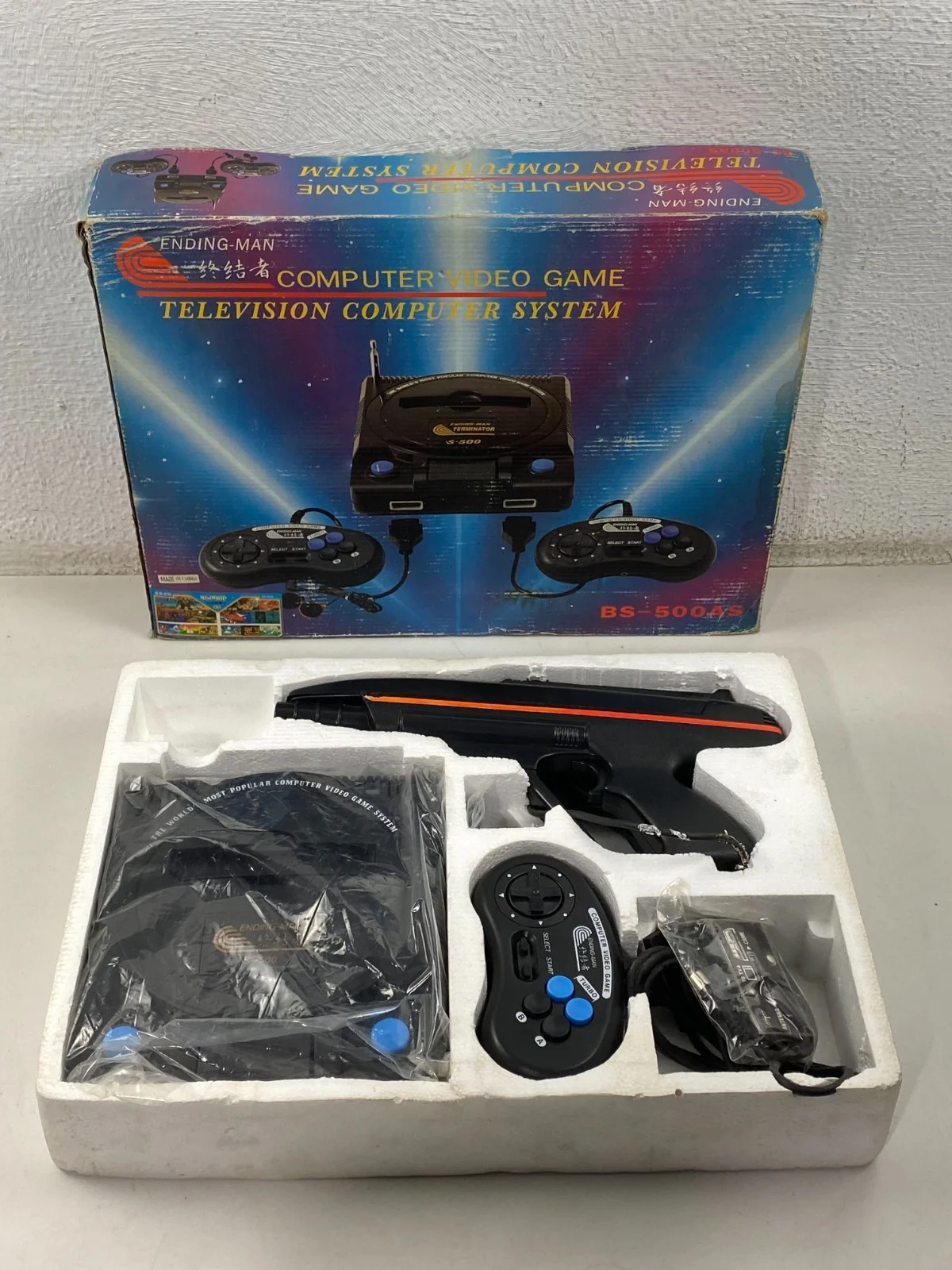 Terminator Ending-Man Computer Video Game Famiclone S-500 Console