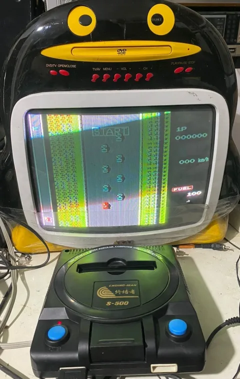Terminator Ending-Man Computer Video Game Famiclone S-500 Console