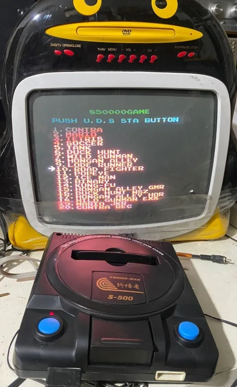 Terminator Ending-Man Computer Video Game Famiclone S-500 Console