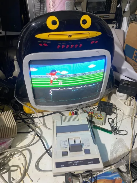 Rinco Home Computer Famiclone NES Family Game كمبيوتر العائله كابتن ماجد عربي