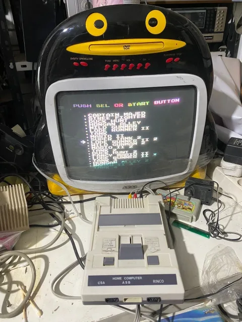 Rinco Home Computer Famiclone NES Family Game كمبيوتر العائله كابتن ماجد عربي