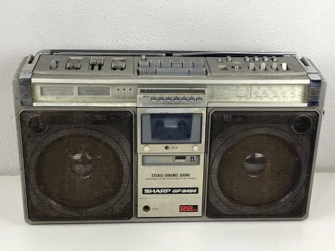 Sharp GF-9494H Cassette Radio Ghetto Blaster Tape Recorder Boombox