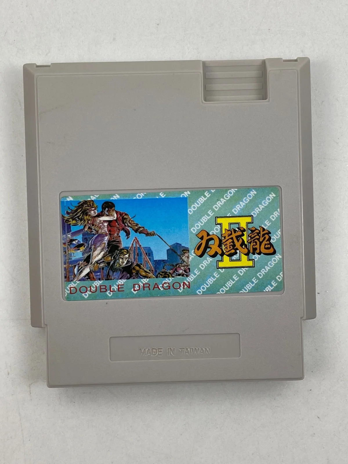 Micro Genius Double Dragon II Famiclone Nes Tv Game Cartridge Taiwan