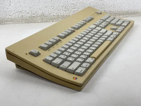 Apple Macintosh II Extended Family Keyboard M0115 Alps Orange Arabic Key