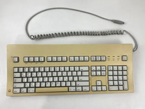 Apple Macintosh II Extended Family Keyboard M0115 Alps Orange Arabic Key