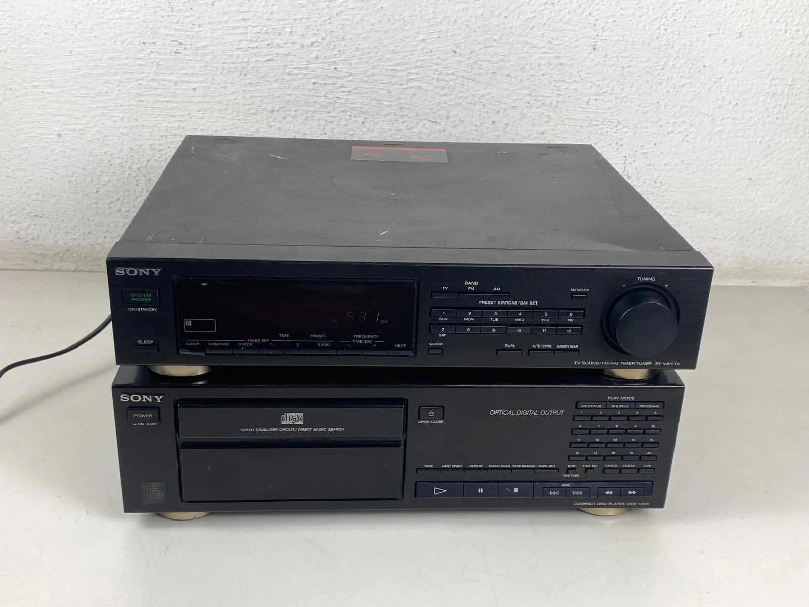 Sony CDP-V810 ST-V810TV CD Compact Disc player HiFi audiophile custom file