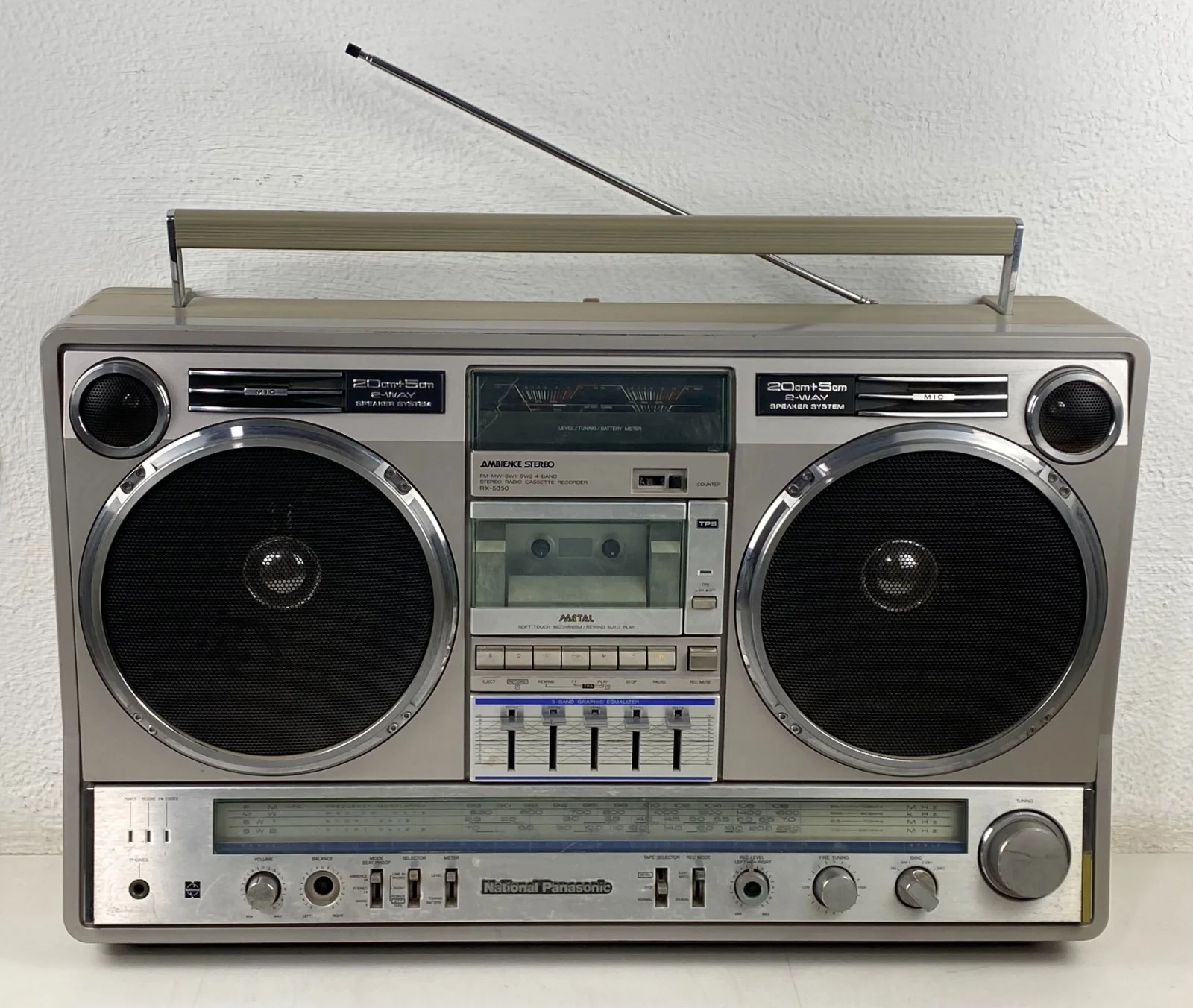 National Panasonic RX-5350F Boombox Ghettoblaster