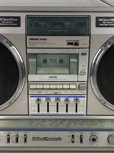 National Panasonic RX-5350F Boombox Ghettoblaster