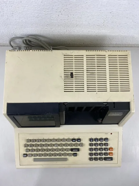 Casio FX-9000P Professional Computer Z80 W/Casio OP-1 interface Box